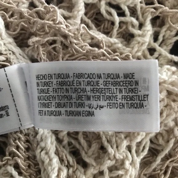 ZARA crochet knit top SZ M - Picture 5 of 6